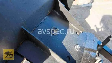 Отвал коммунальный усиленный на минитрактор